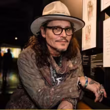 JOHNNY DEPP IN VISITA AL MUSEO NAZIONALE DEL CINEMA