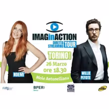 PRIMA TAPPA DI IMAGinACTION TOUR 2021 - IL 26 MARZO NOEMI E WILLIE PEYOTE OSPITI AL MUSEO NAZIONALE DEL CINEMA PER IL FESTIVAL INTERNAZIONALE DEL VIDEOCLIP MUSICALE IN TOUR
