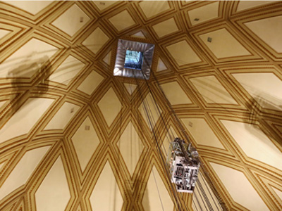 Ascensore all'interno della Mole Antonelliana