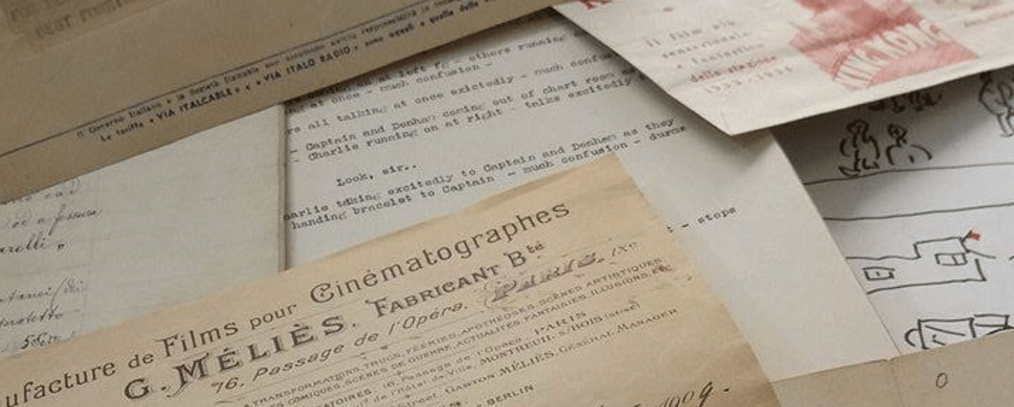 foto di documenti dell'archivio storico