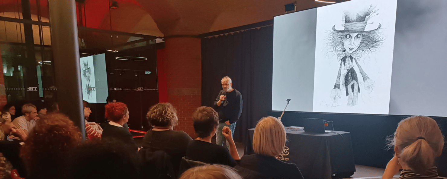 insegnanti ad un evento di formazione