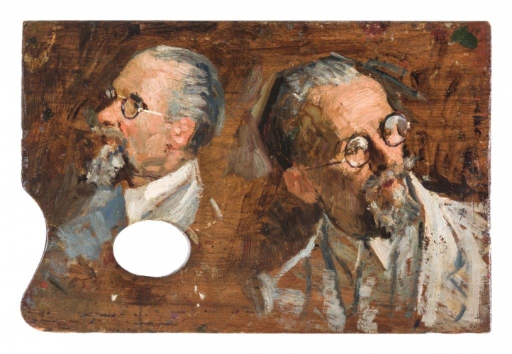 Double self-portrait